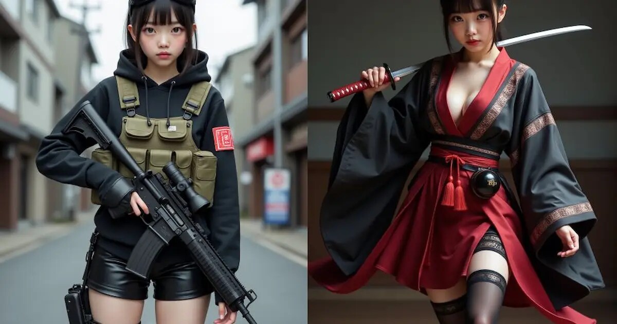 ユーザー主催投稿企画 お題は武装JKvs侍JK