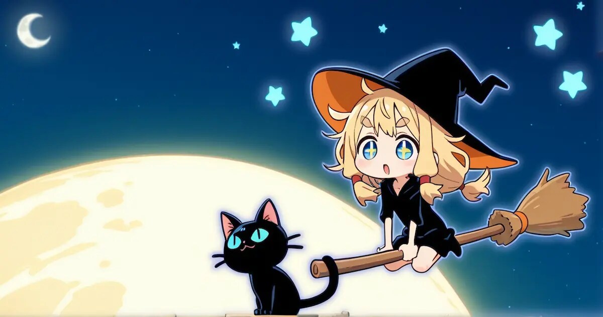 ユーザー主催投稿企画 お題は箒にまたがって