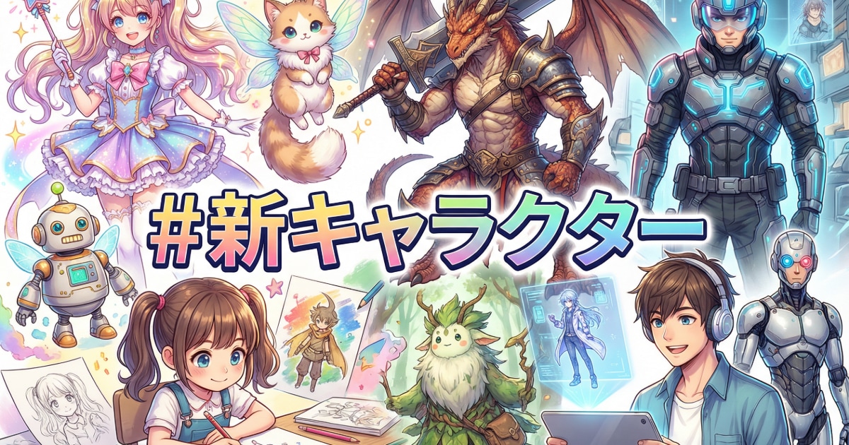 ユーザー主催投稿企画 お題は新キャラクター発表会