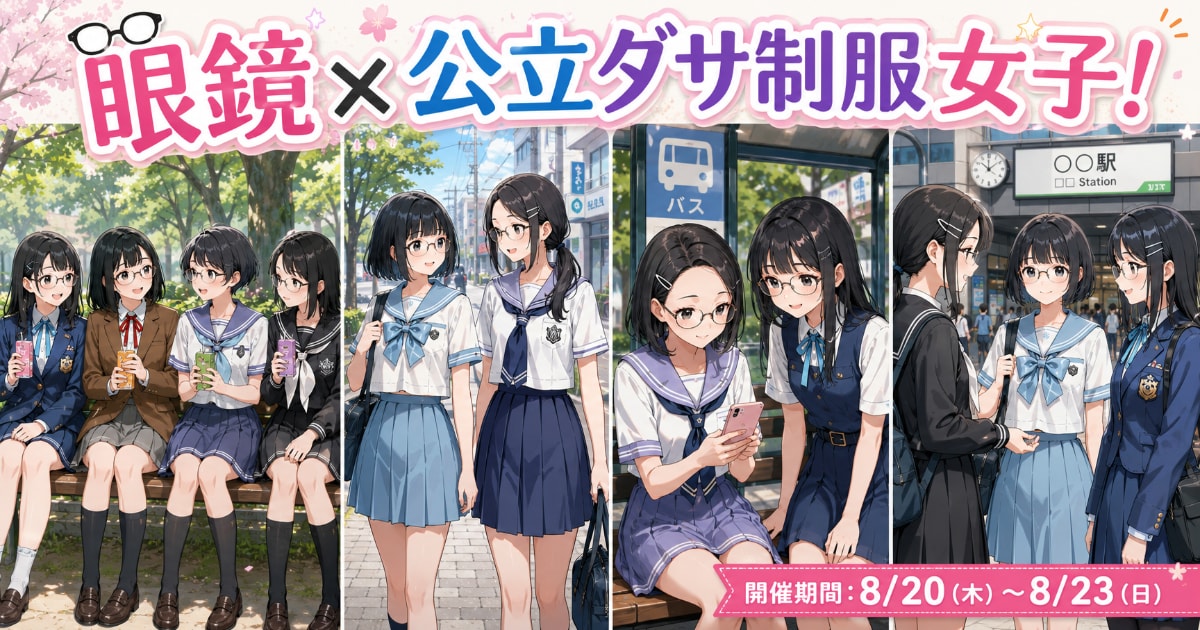 ユーザー主催投稿企画 お題は公立ダサ制服女子！
