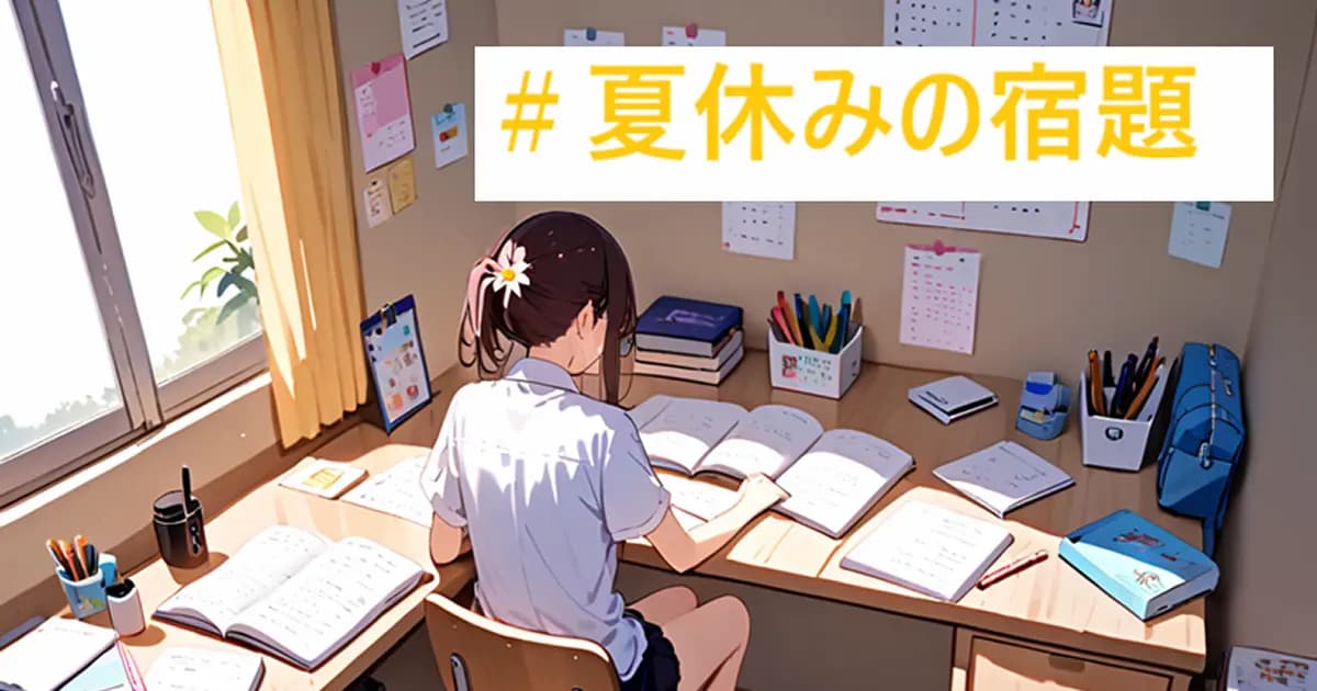 ユーザー主催投稿企画 お題は夏休みの宿題