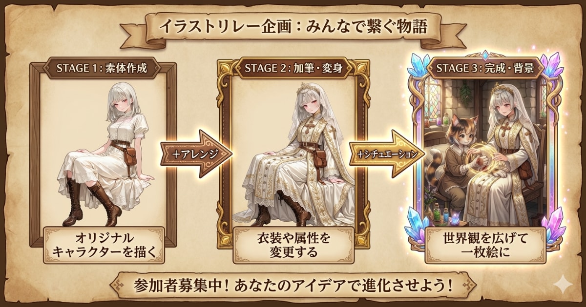 ユーザー主催投稿企画 お題は異世界への旅リレー