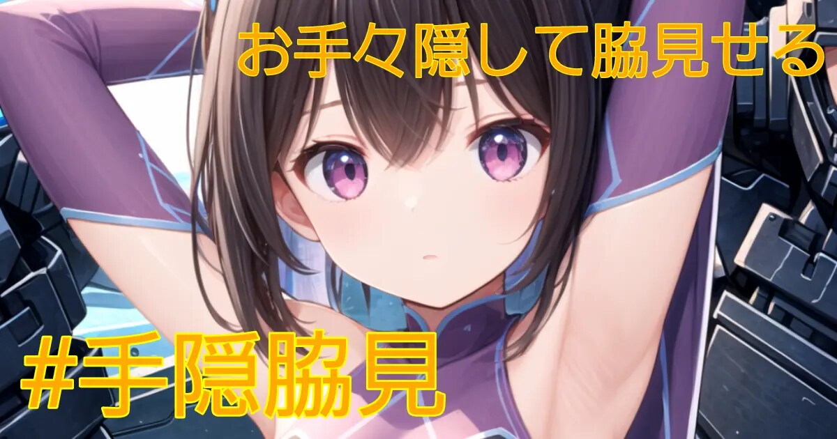ユーザー主催投稿企画 お題はお手々隠して脇見せる