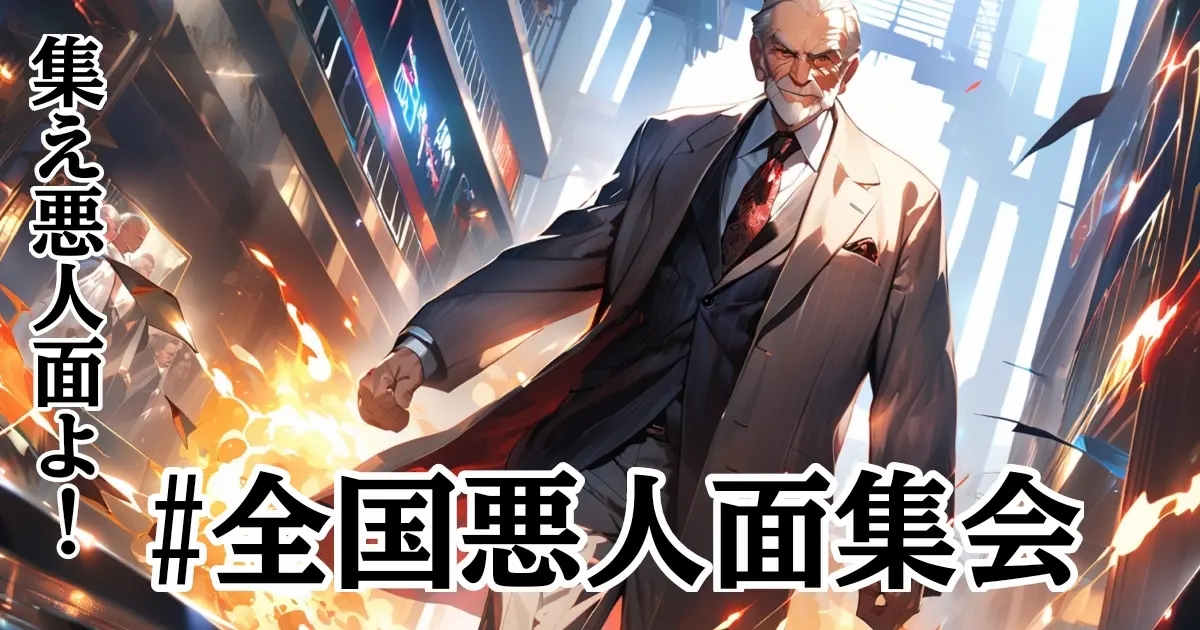 ユーザー主催投稿企画 お題は全国悪人面集会