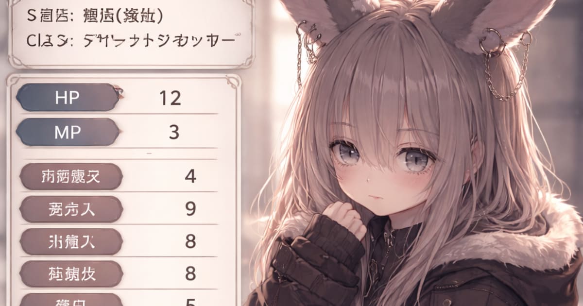 ユーザー主催投稿企画 お題はステータス企画