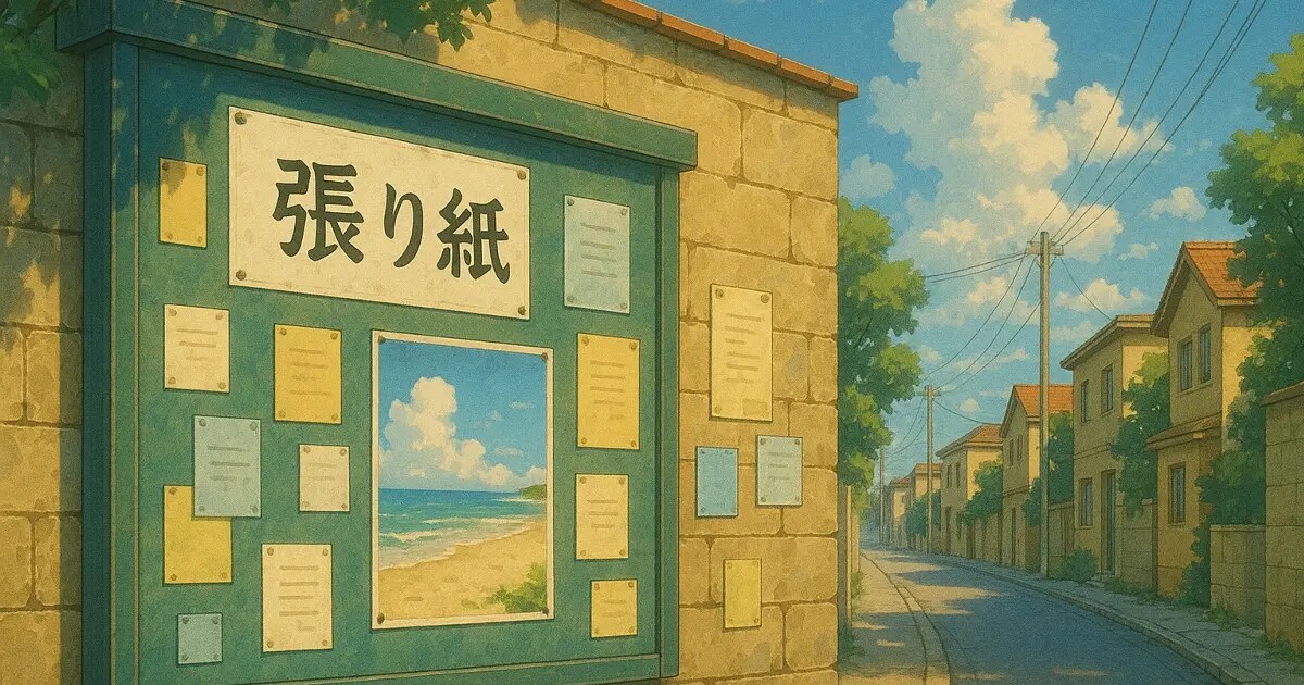 ユーザー主催投稿企画 お題は張り紙