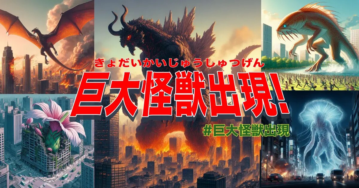 ユーザー主催投稿企画 お題は巨大怪獣出現！