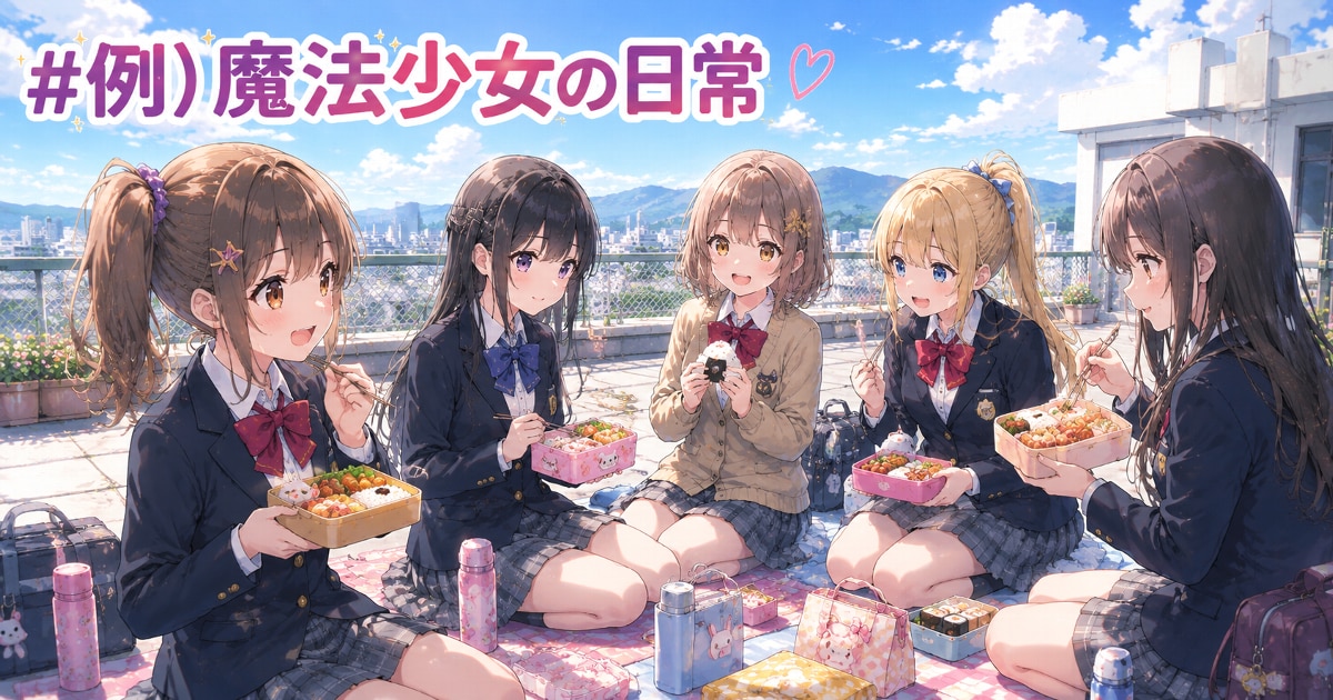ユーザー主催投稿企画 お題は例）魔法少女の日常