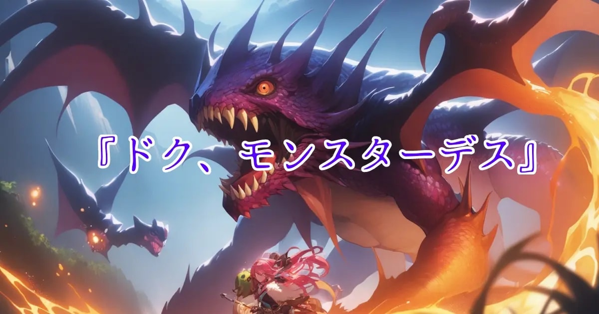 ユーザー主催投稿企画 お題はドク、モンスターデス