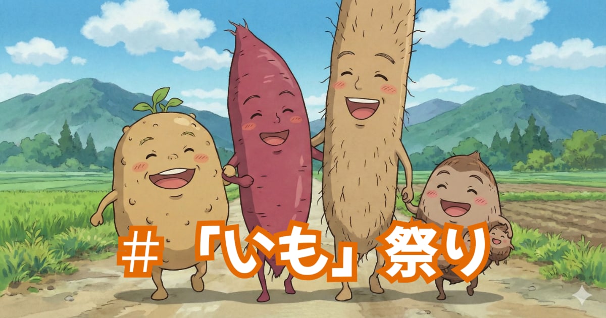 ユーザー主催投稿企画 お題は「いも」祭り