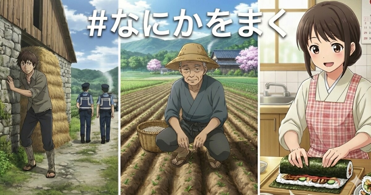 ユーザー主催投稿企画 お題はなにかをまく