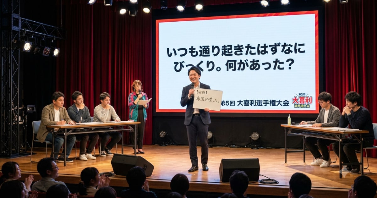ユーザー主催投稿企画 お題は【大喜利】朝起きたら