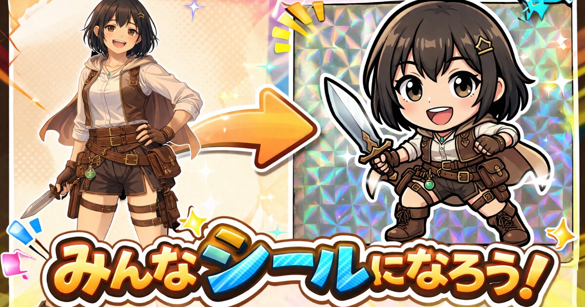 ユーザー主催投稿企画 お題はちちぷいシール