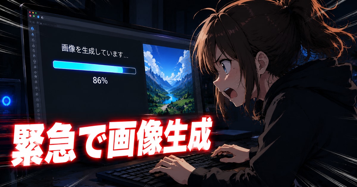 ユーザー主催投稿企画 お題は緊急で画像生成