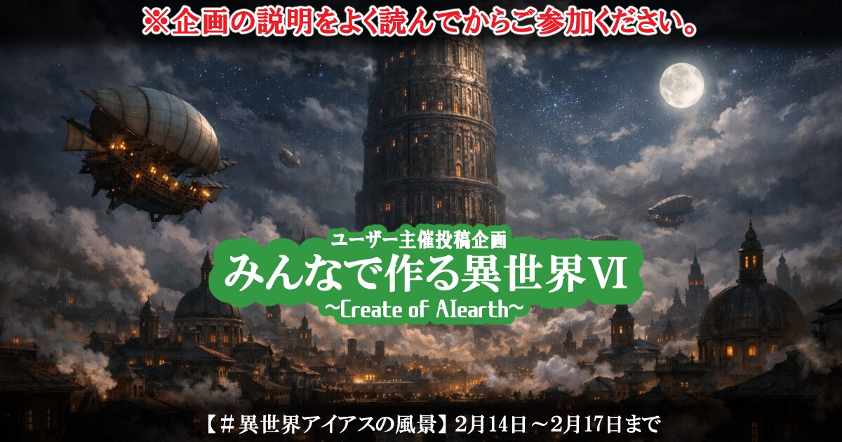 ユーザー主催投稿企画 お題はみんなで作る異世界Ⅵ
