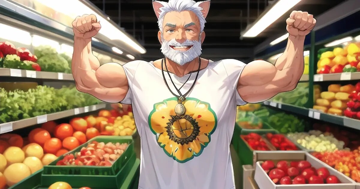 ユーザー主催投稿企画 お題は猫耳と笑顔の老人