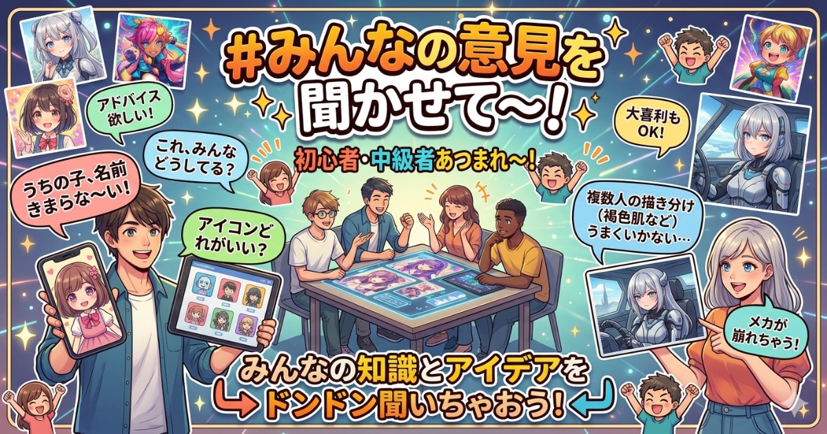 ユーザー主催投稿企画 お題は皆の意見を聞かせて！