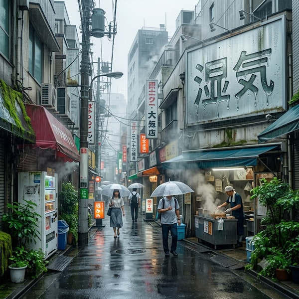 湿気がムンムン