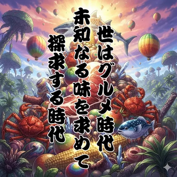 未知の食材を発見せよ