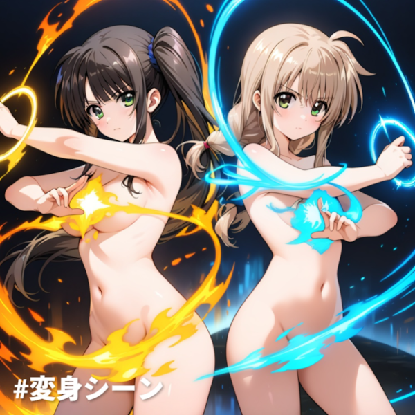 変身シーン