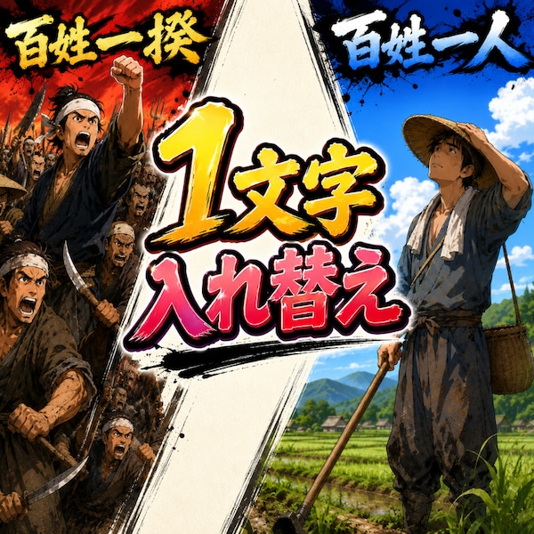 １文字入れ替え