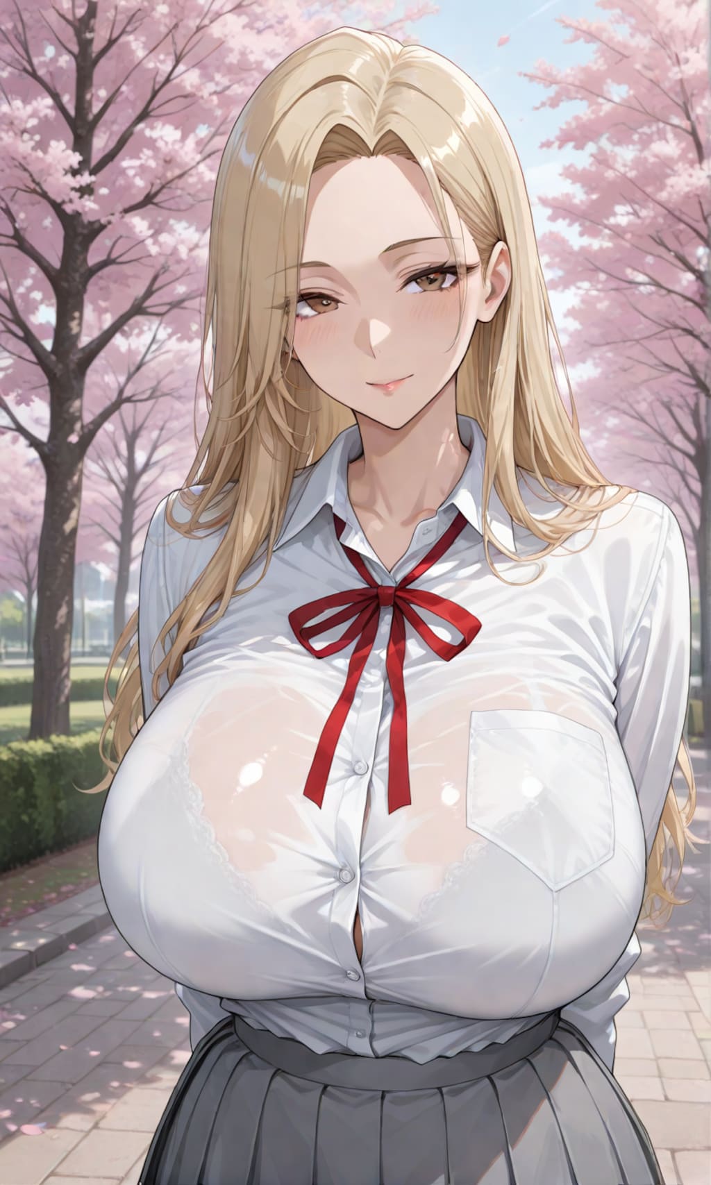離れ離れになった幼馴染に再会したら爆乳ギャルJKになっていたのでいちゃらぶHする話 4枚目