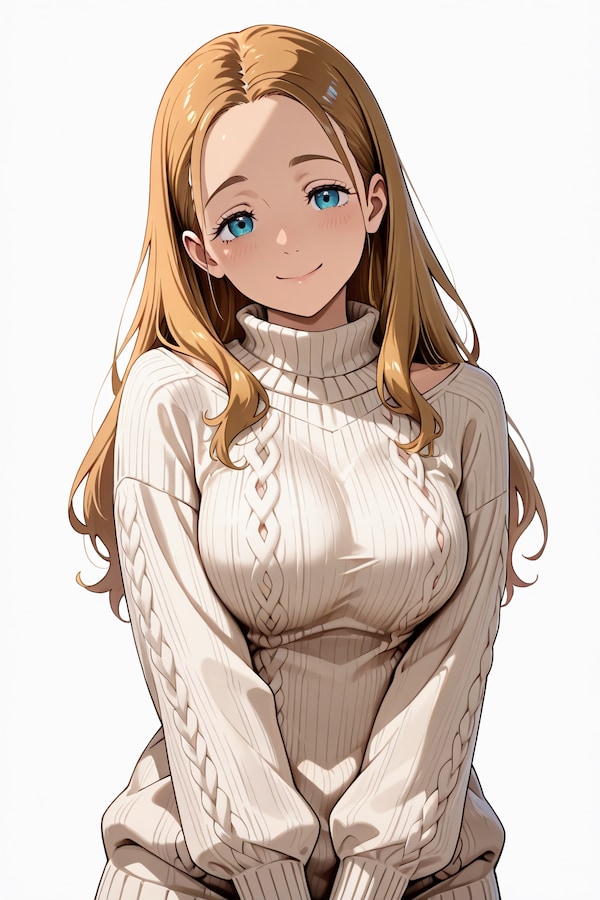 人妻ちゃんニットで