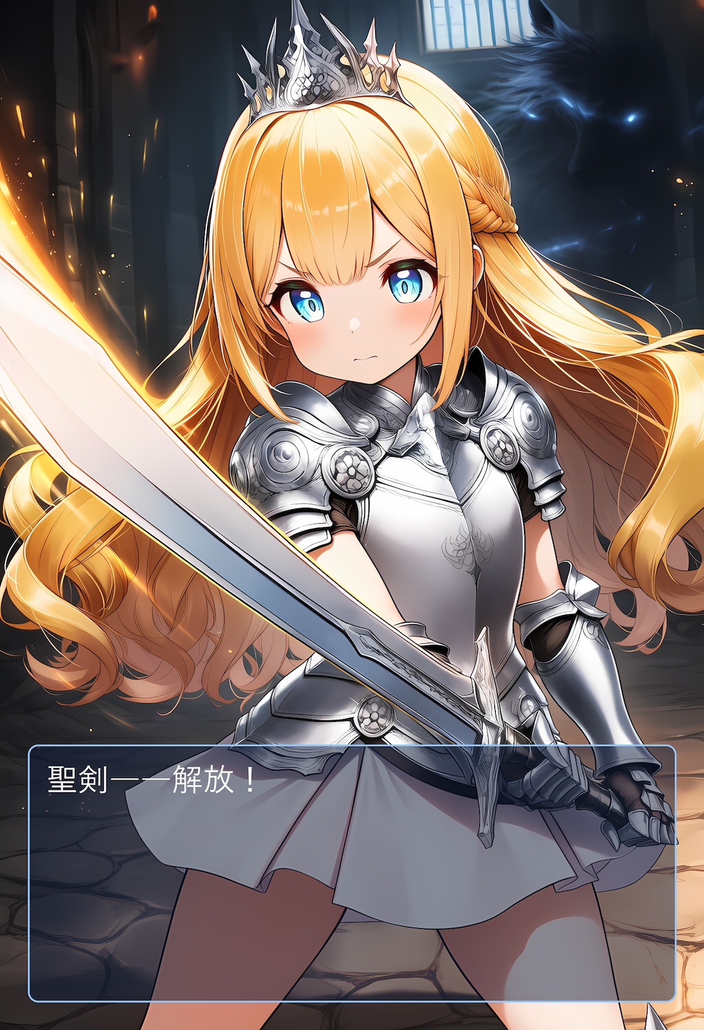 【体験版】金髪王女とエルフ魔術師のスライムとゴブリン退治（されちゃう話） 5枚目