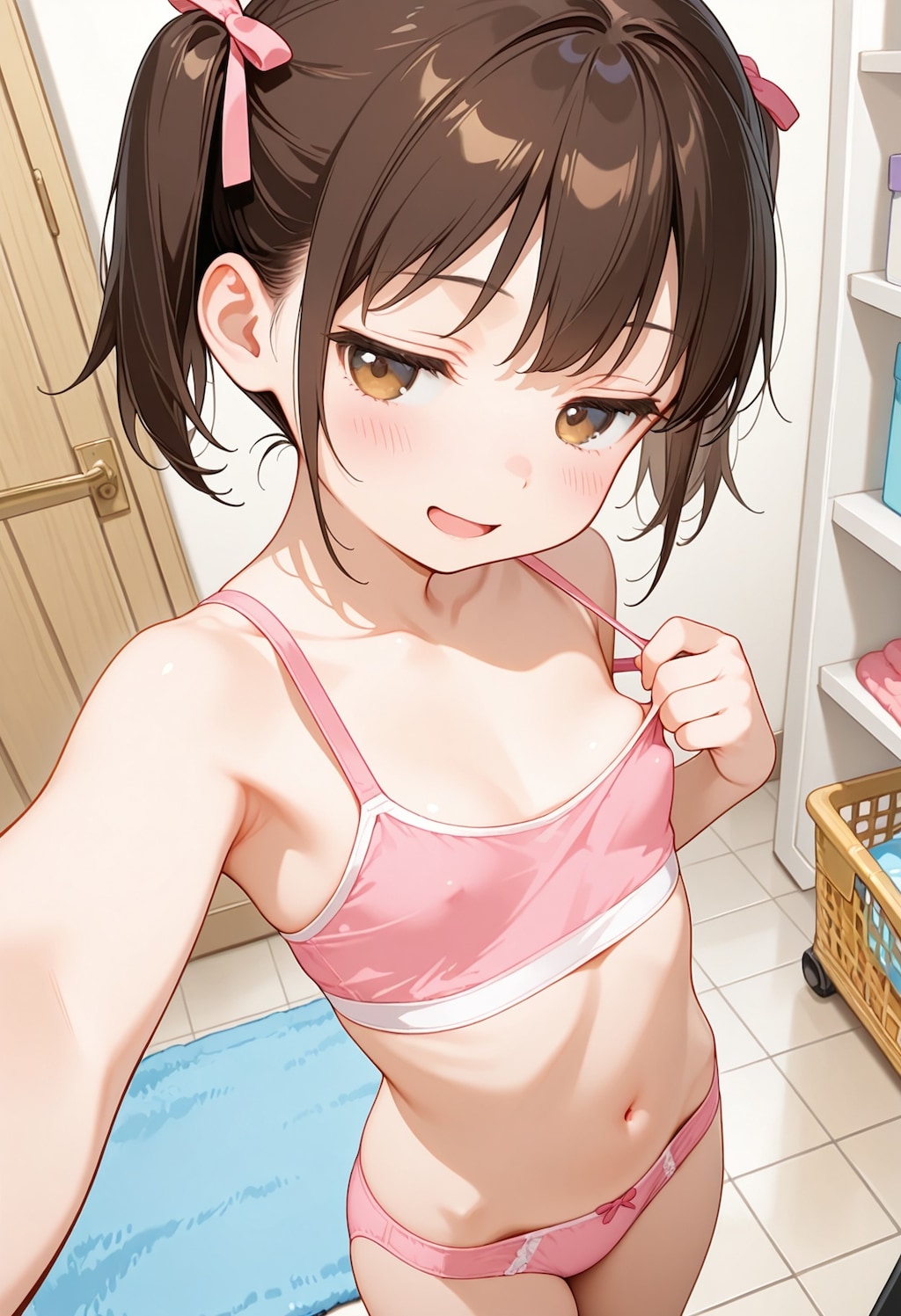 ふくらみかけが好きなアナタへ 自撮り痴女 8枚目