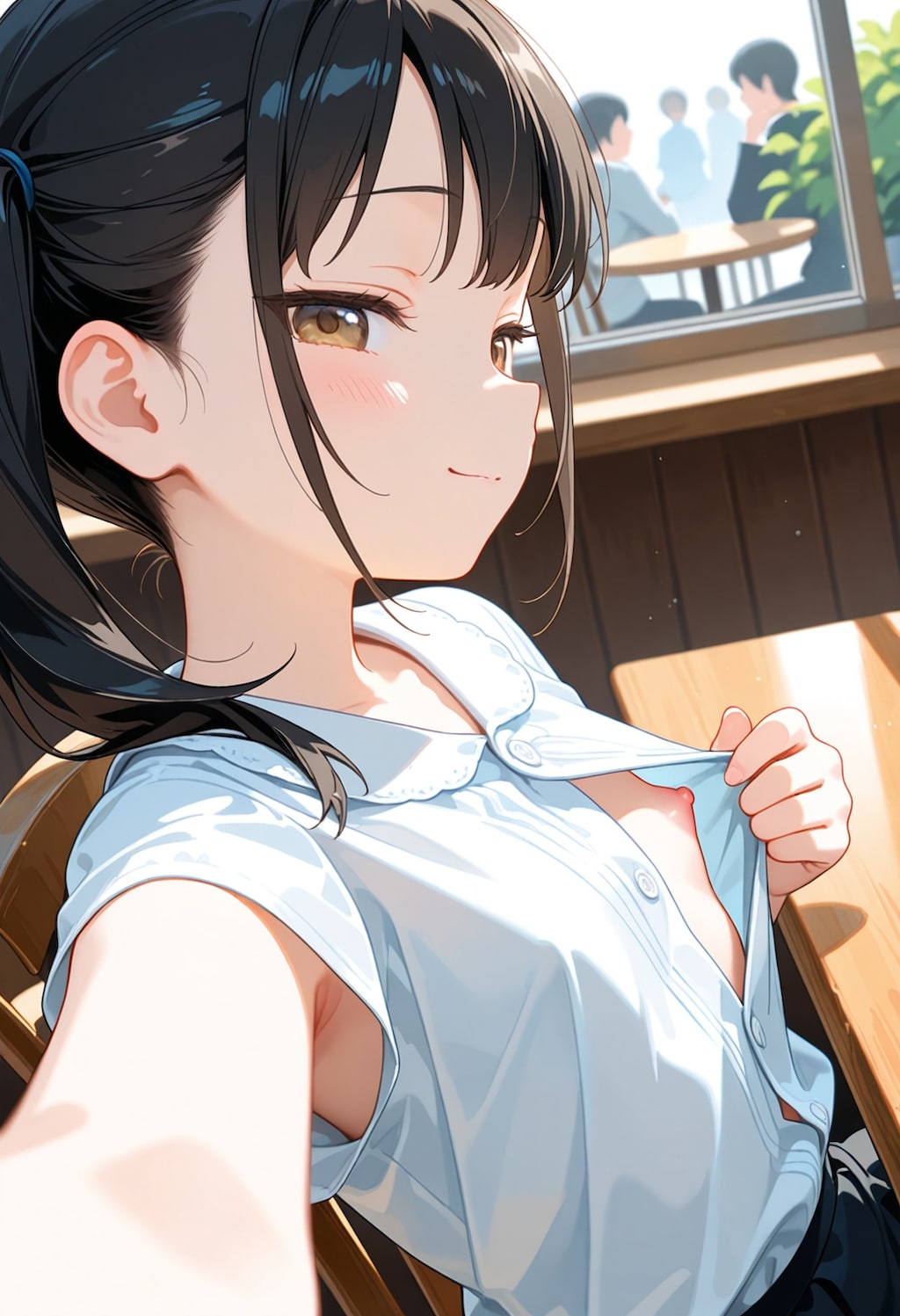 ふくらみかけが好きなアナタへ 自撮り痴女 4枚目