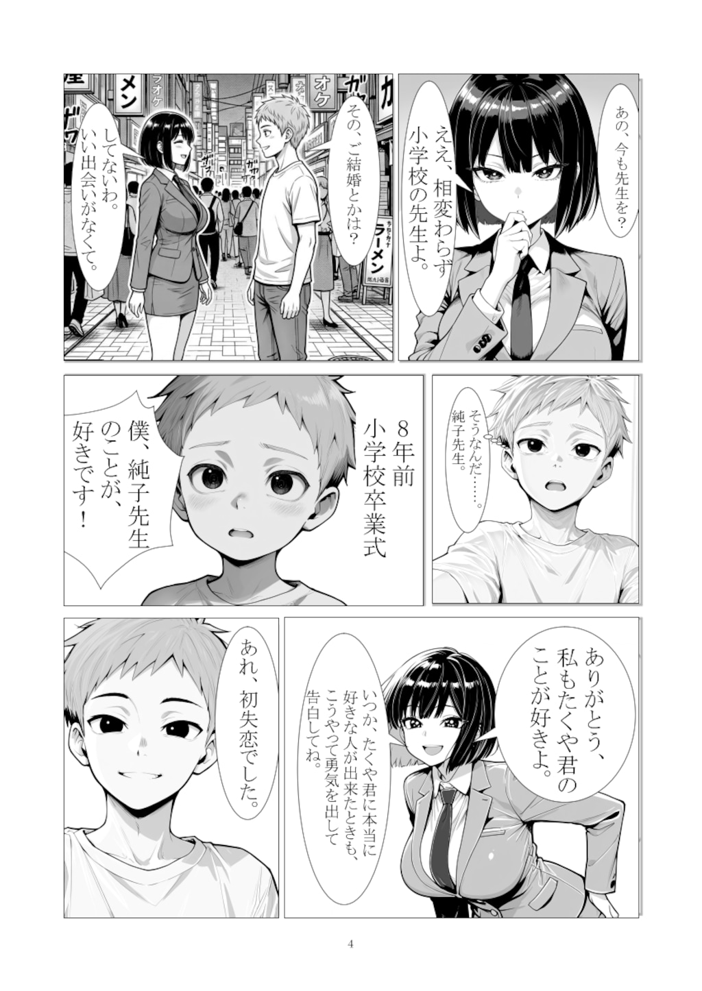 三十路処女！　純子先生は名器持ち！　誕生日プレゼントに処女を頂きました。 3枚目