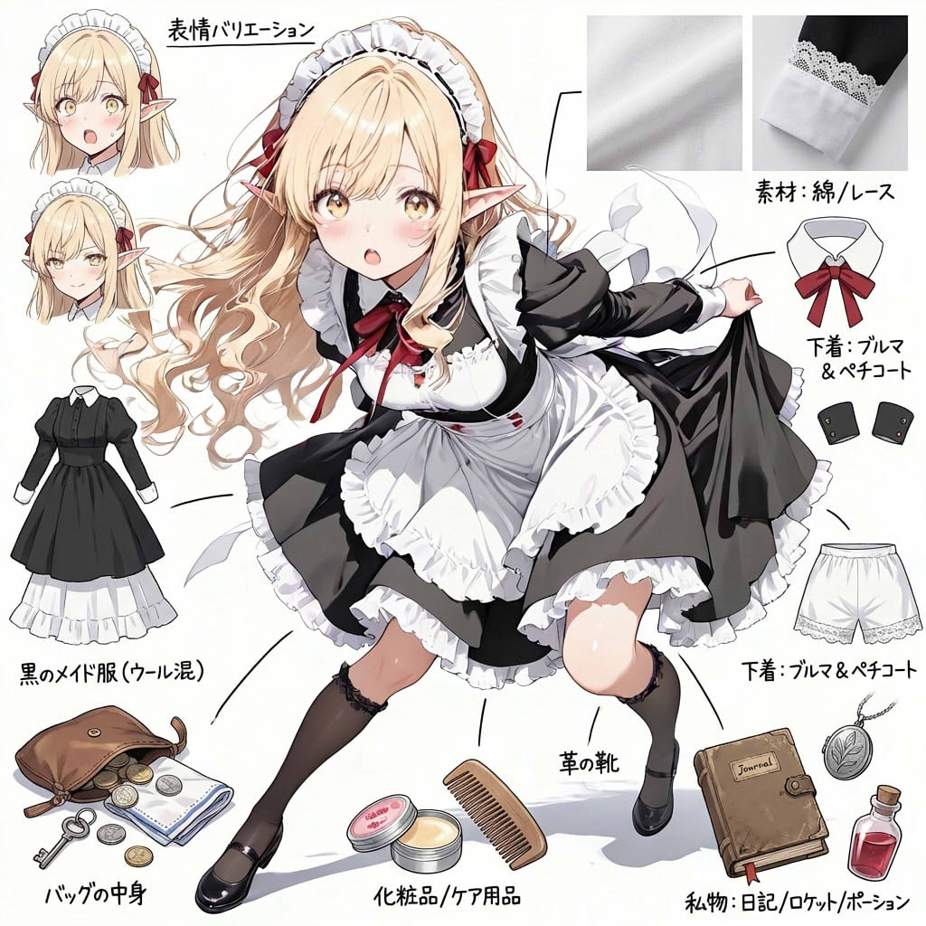 ちいさなエルフ三姉妹と 2枚目