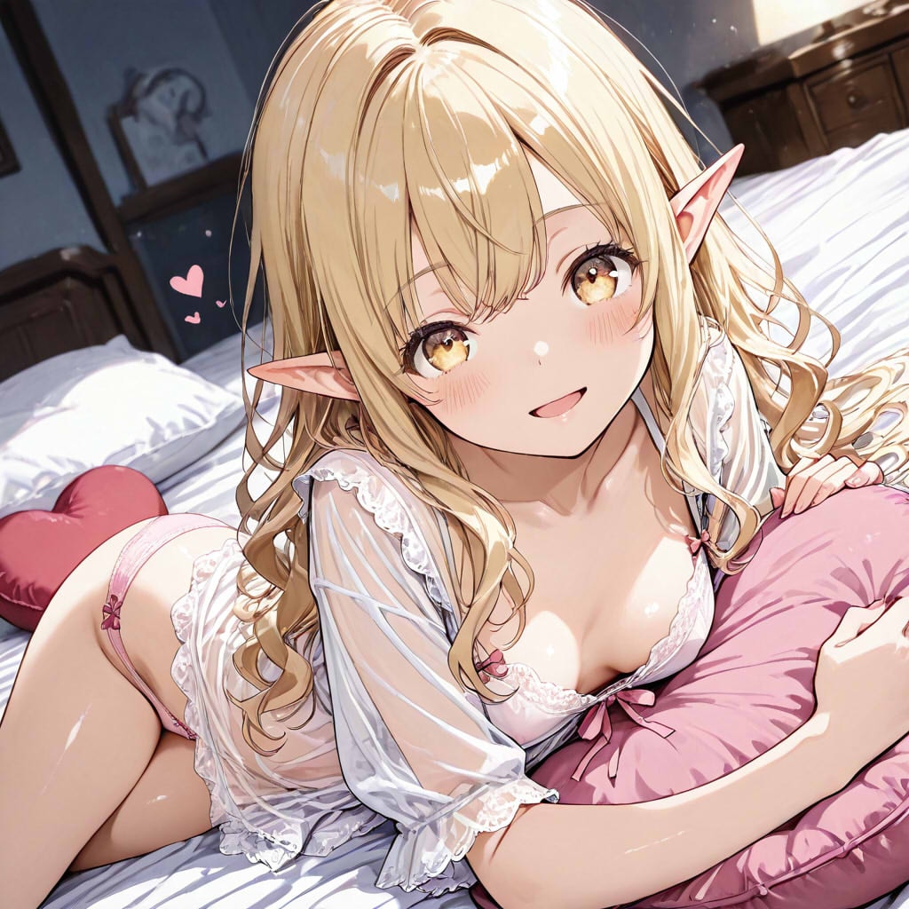 ちいさなエルフ三姉妹と ネグリジェ編 2枚目