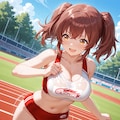 陸上部女子イラスト集 vol.1 4枚目