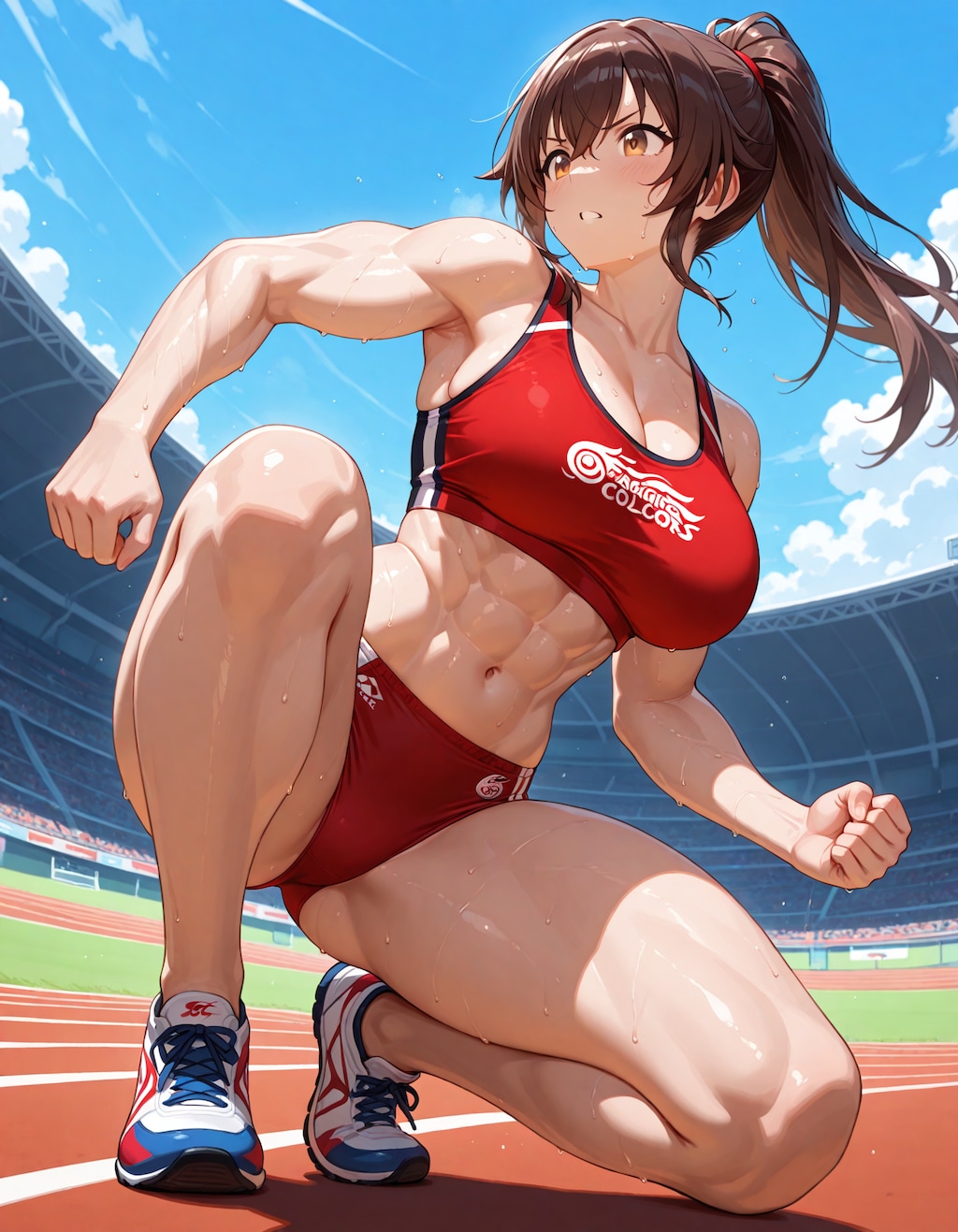 陸上部女子イラスト集 vol.1 7枚目