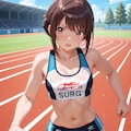陸上部女子イラスト集 vol.1 2枚目
