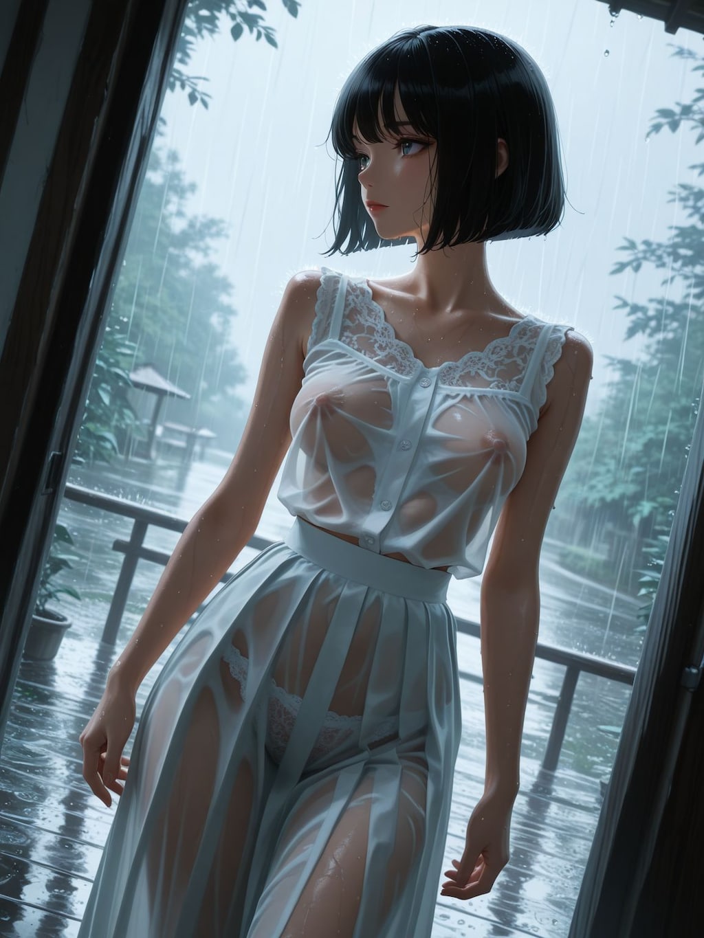 濡れ透け1 2枚目