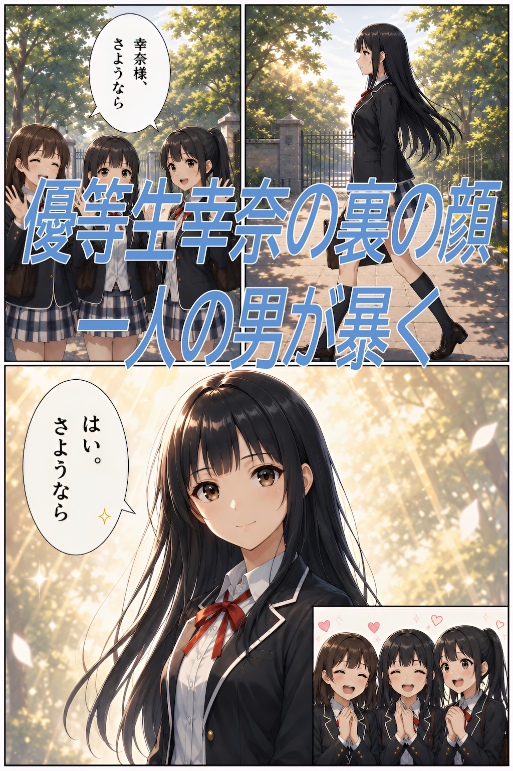 優等生・夏川幸奈の裏日記 - 用務員に呼び出され・・・ 2枚目