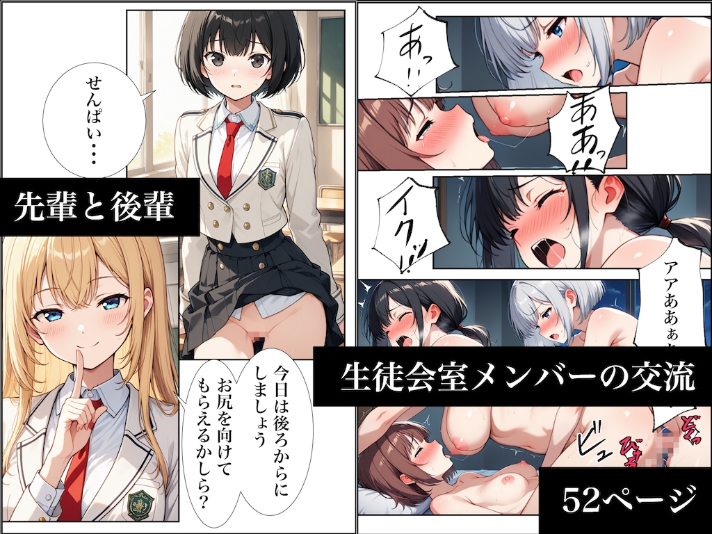 男のいない世界のフタナリとなった女の子たちの日常 4枚目