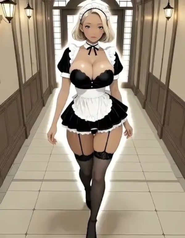 ショタの命令なんでも聞いちゃうギャルメイド