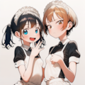 ツインテちゃんとベリショちゃん 2枚目
