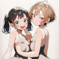 ツインテちゃんとベリショちゃん 4枚目