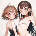 パーマちゃんとロングちゃん 3枚目