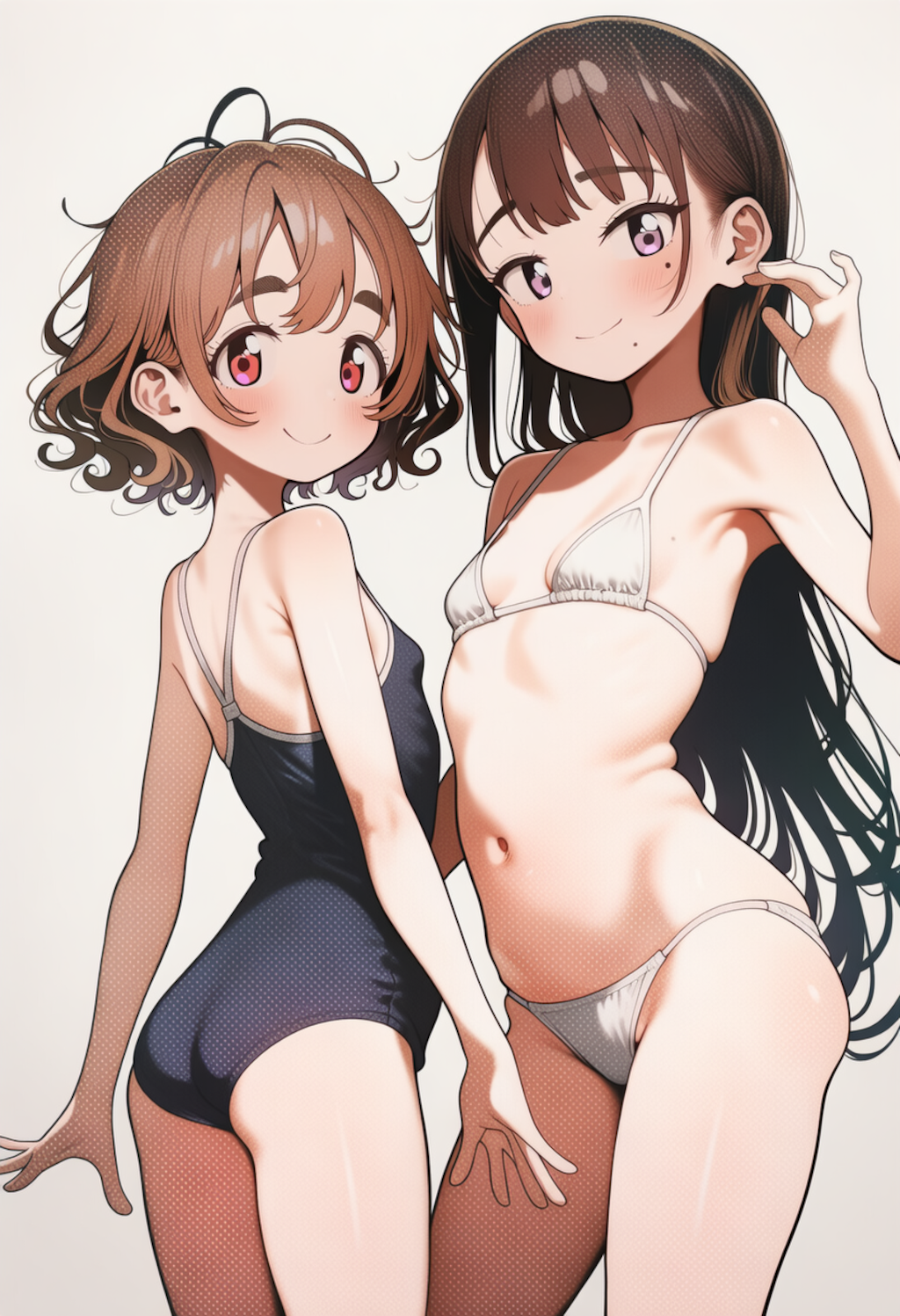パーマちゃんとロングちゃん 3枚目
