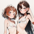 パーマちゃんとロングちゃん 4枚目