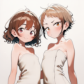 パーマちゃんとベリショちゃん 2枚目