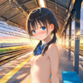 ゆな｜帰りのホーム 6枚目