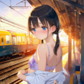 ゆな｜帰りのホーム 3枚目