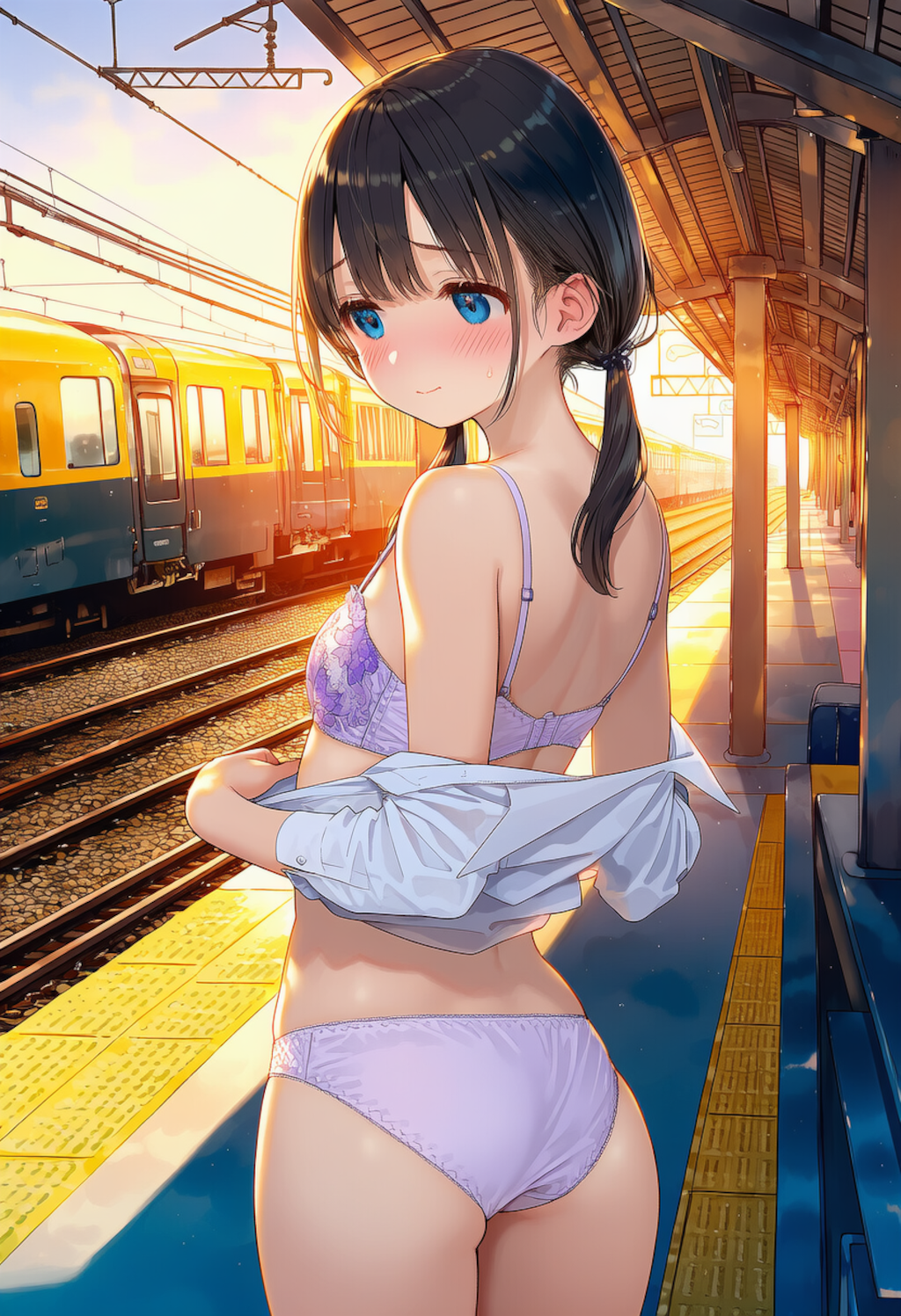 ゆな｜帰りのホーム 3枚目