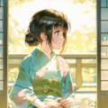 浴衣と畳 2枚目